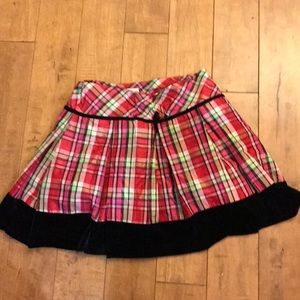 Talbots Kids 18 100% silk skirt, velvet, tulle